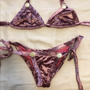 Hot scrunch butt two piece bathing suit